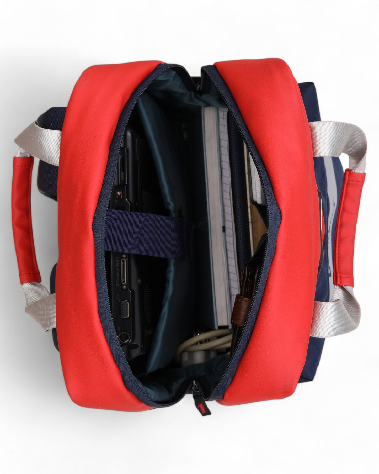 BUYOOZ Vegan Leather Laptop Backpack – Water-Resistant, - Travel Bag for Men & Women | Spacious, Trolley Sleeve, 15.6" Laptop Compatible