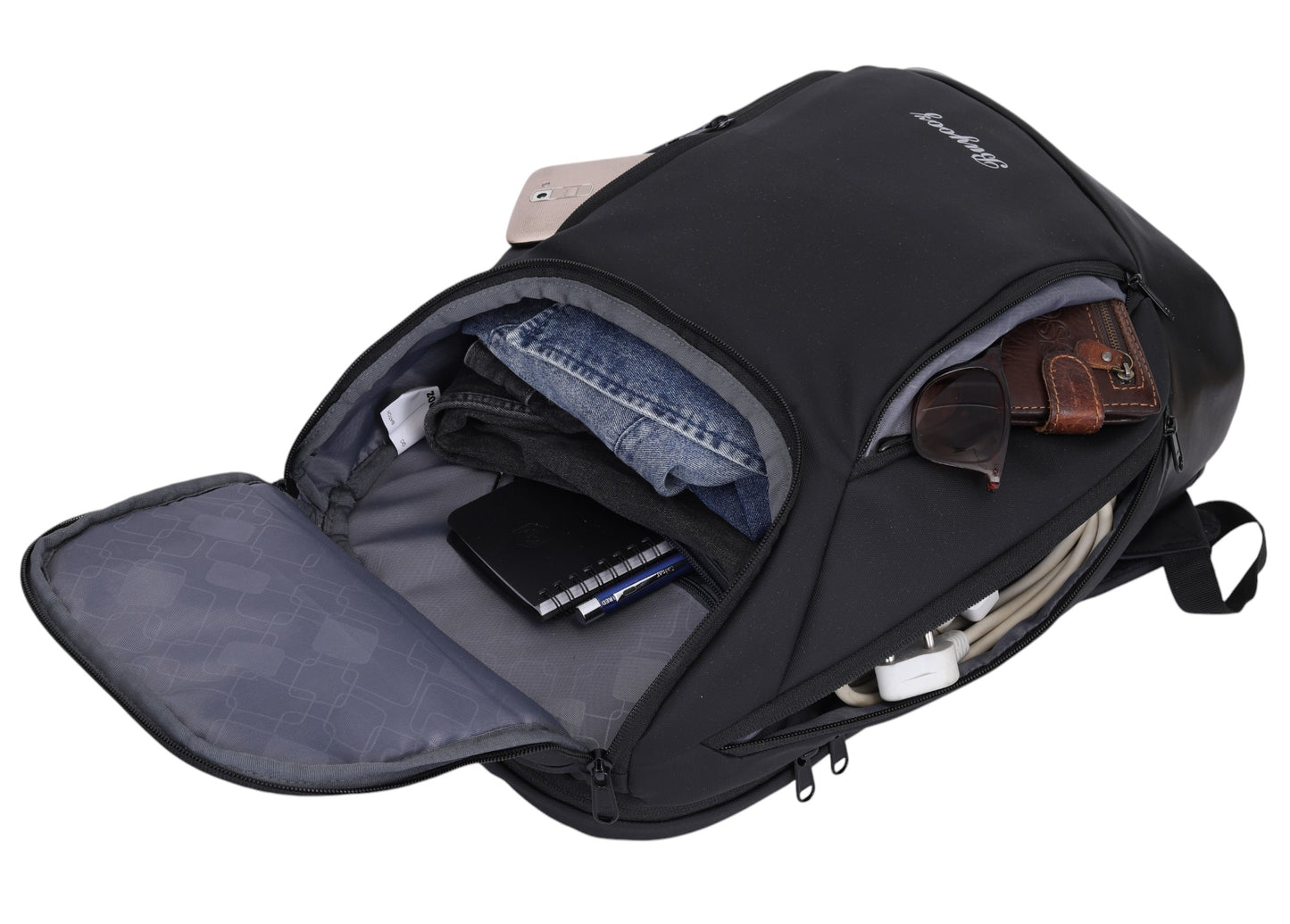 Buyooz Transit Backpack 2.0 – Stylish 30L Laptop Backpack for Men & Women | Fits 15.6” Laptops | Lightweight, Water-Resistant Nylon | Perfect for Travel, Work, College