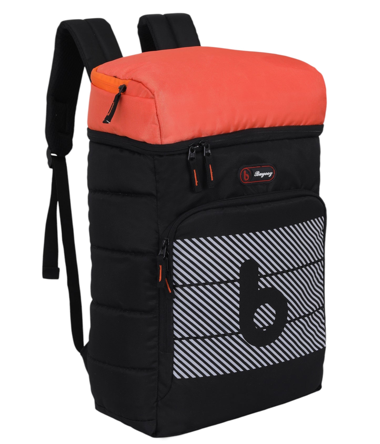Buyooz Carry Laptop Backpack for Men Women Sleek 15.6-inch Laptop Bag 32L Orange