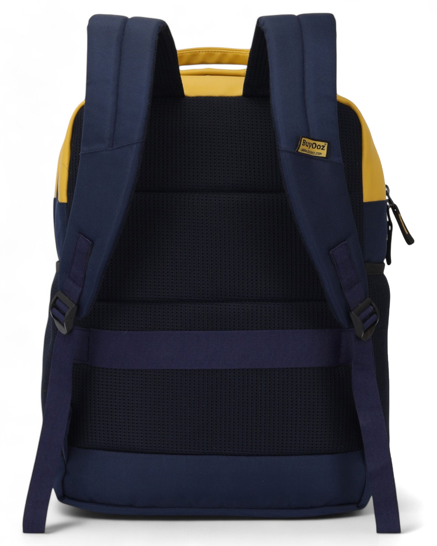 Buyooz 22L Medium Vegan Leather Laptop Backpack (Up to 15.6 Inch) - Water-Resistant, Rainproof Zippers, Sustainable,
