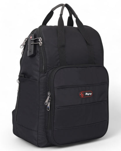 Buyooz Unisex Backpack with USB Charging Port - Up to 15.6 inch laptop