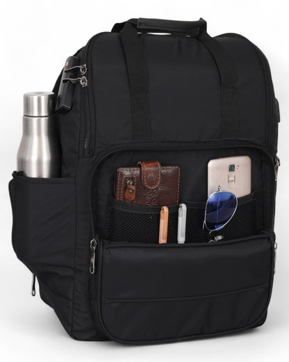Buyooz Unisex Backpack with USB Charging Port - Up to 15.6 inch laptop