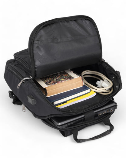 Buyooz Unisex Backpack with USB Charging Port - Up to 15.6 inch laptop