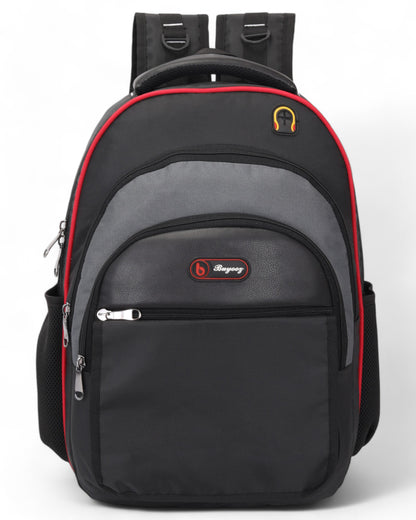 Buyooz Laptop Backpack for Business & Travel - 15.6-inch Laptop Bag  25L Capacity - Black/Grey,