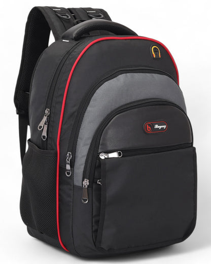 Buyooz Laptop Backpack for Business & Travel - 15.6-inch Laptop Bag  25L Capacity - Black/Grey,