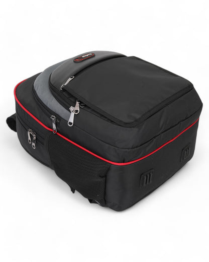 Buyooz Laptop Backpack for Business & Travel - 15.6-inch Laptop Bag  25L Capacity - Black/Grey,