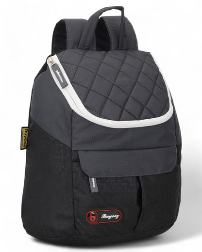 Buyooz Women Black And GreVibe Daypack