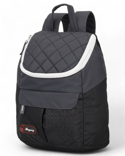 Buyooz Women Black And GreVibe Daypack