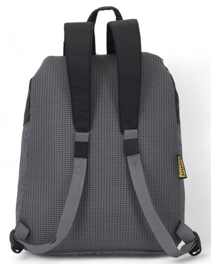 Buyooz Women Grey and Black Vibe Daypack