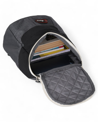 Buyooz Women Grey and Black Vibe Daypack