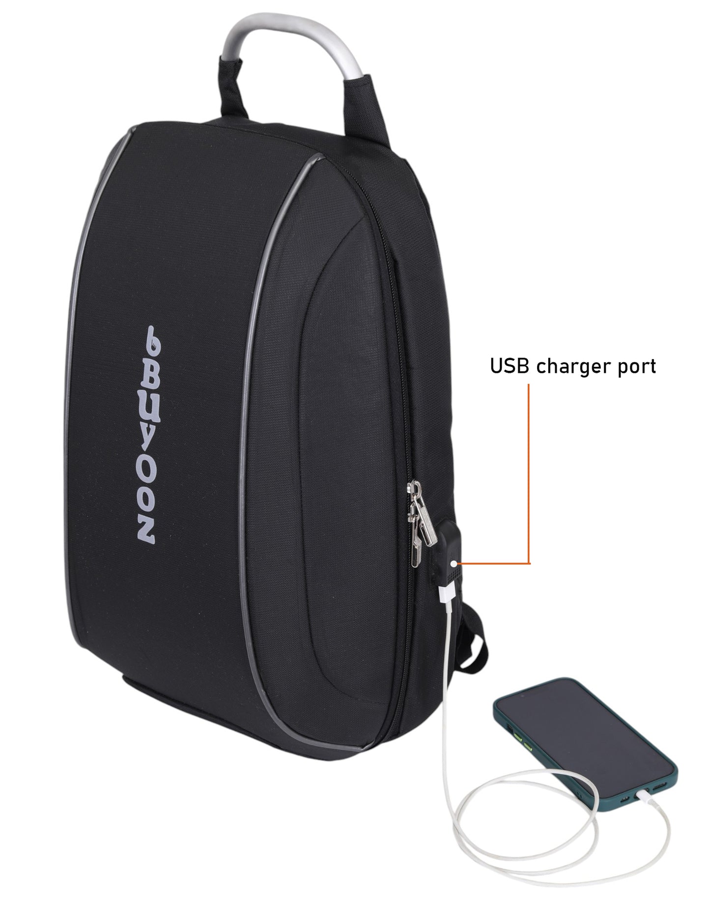 BUYOOZ Anti-Theft Laptop Backpack – Waterproof, USB Charging, Fits 15.6" – Travel & Business Bag