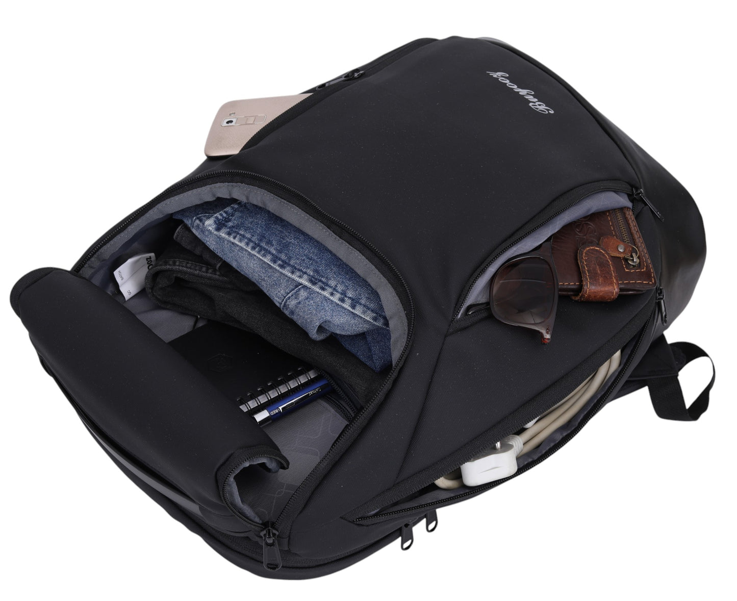 Buyooz Transit Backpack 2.0 – Stylish 30L Laptop Backpack for Men & Women | Fits 15.6” Laptops | Lightweight, Water-Resistant Nylon | Perfect for Travel, Work, College