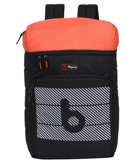 Buyooz Carry Laptop Backpack for Men Women Sleek 15.6-inch Laptop Bag 32L Orange